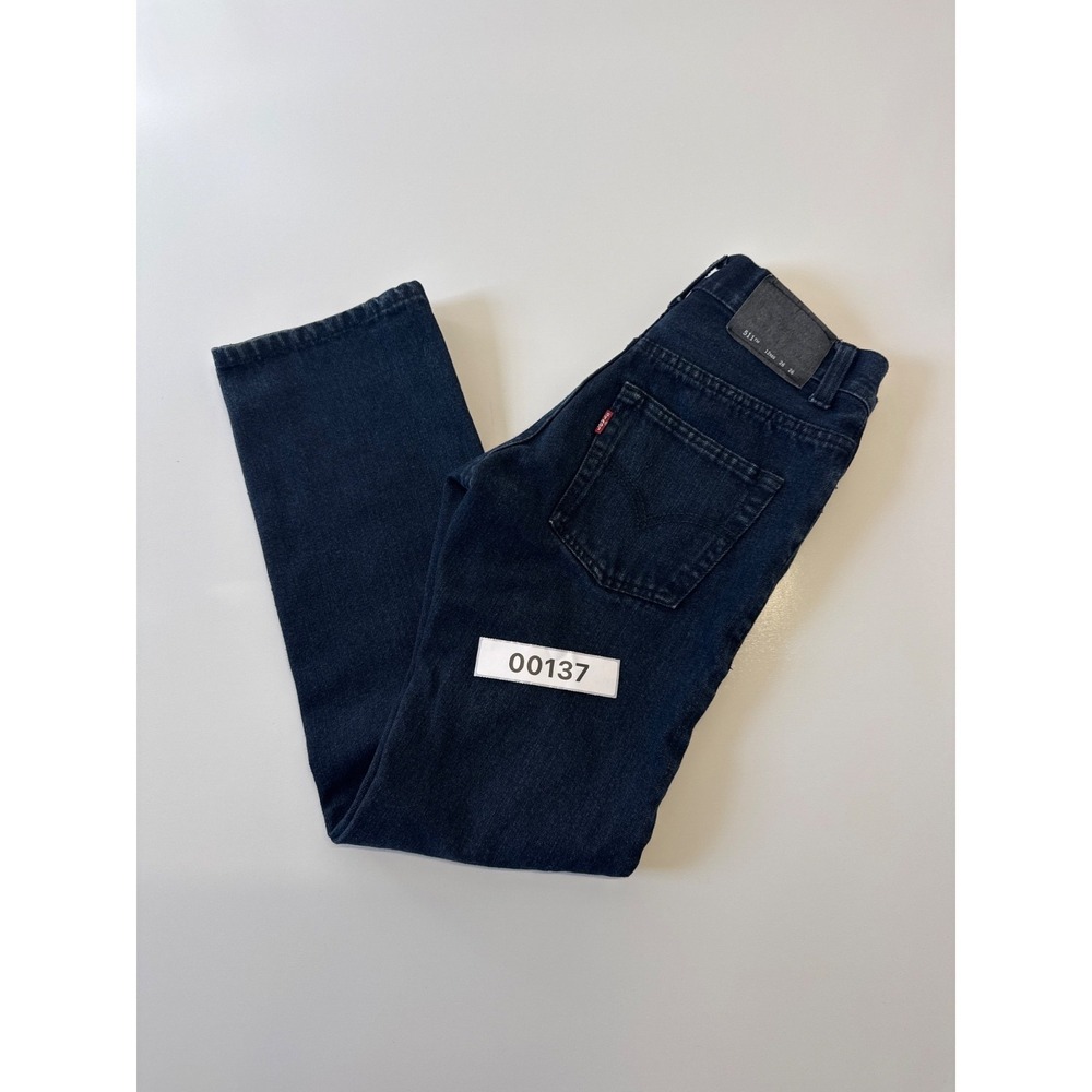 Levis 511 Slim Boys Jeans Dark Wash Indigo Size 12 Regular 26x26 6157-508 - Picture 9 of 9